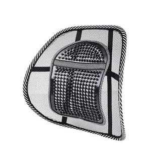 Coussin de massage lombaire universel en soie glacée avec gros billes de massage pour la taille et le dos, pour voiture, maison et chaise de bureau - Product Image 3