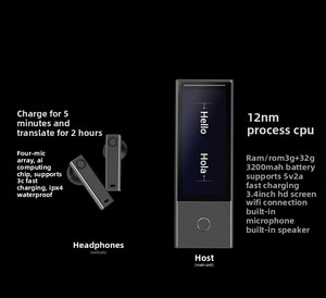 Auriculares de Traducción Simultánea en Tiempo Real Timekettle X1, Carga Tipo-C para Reuniones Multipersonales, Voz Multilingüe en Tiempo Real - Product Image 5