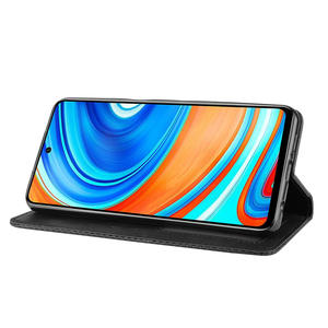 Étui de téléphone en cuir PU pour Poco M2 <span class=keywords><strong>Pro</strong></span> <span class=keywords><strong>Redmi</strong></span> <span class=keywords><strong>Note</strong></span> 9S/<span class=keywords><strong>Pro</strong></span>/<span class=keywords><strong>Pro</strong></span> Max pliable <span class=keywords><strong>Flip</strong></span> Lanyard Wallet Mobile Cover - Product Image 4