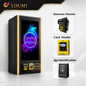Mini distributeur automatique intelligent Youmi pour clubs et fêtes, avec écran tactile 32 pouces et paiement par carte, modèle mural - Product Image 4