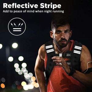 Gilet de course lesté réglable et respirant avec remplissage en sable de fer, idéal pour l'entraînement fonctionnel intensif pour hommes et femmes - Product Image 2