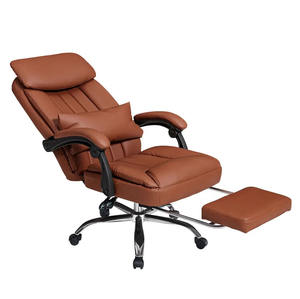Chaise de bureau de direction de luxe sur mesure, chaise pivotante en cuir pour ordinateur, avec prix compétitif - Product Image 1