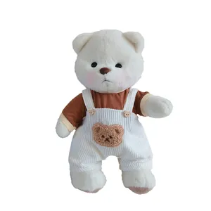 CPC 30cm Movable Flexível Braços Pernas Clássico Teddy Bear Adorável Vestido Pelúcia Ursinhos De Pelúcia com roupas em geral