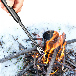 Encendedor eléctrico de cocina de Metal recargable por USB, vela perfumada Flexible a prueba de viento para barbacoa, <span class=keywords><strong>Camping</strong></span> para iluminación de boda - Product Image 6