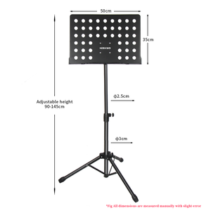 Nuovo Design di Leggio Musicale Grande con Pannello Nero, Altezza e Angolazione Regolabili per Esibizioni di Violoncello - Product Image 2