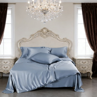 Parure de lit 2026 en soie de mûrier 100% pure, 60 fils, avec housse de couette brodée, taille personnalisée, poids optimal, imperméable, écologique, pour la maison