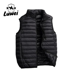 2024 personnalisé hommes mode gilet Gilet pleine fermeture éclair coupe-vent utilitaire bulle pour l'hiver - Product Image 3