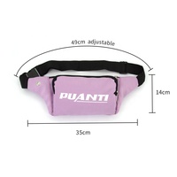 Sac banane Logo personnalisé, sac de sport en Polyester pour course à pied, pochette de taille imperméable, vente en gros