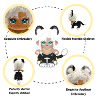 Peluche de personnage de jeu, création de poupées en peluche à partir de personnages de livres, peluche kawaii, fabricant de peluches personnalisées, poupée en peluche personnalisée