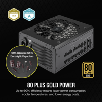 RM1200X Shift Premium Premium 80 + altın PSU masaüstü güç kaynağı beyaz/siyah yan kablo pozisyonu 80 + altın PSU PC oyun için stok