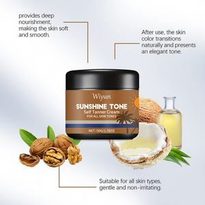 WIYUN 50g Crema Bronceadora de Marca Privada, Hidratación Profunda, Efecto Duradero, Autobronceador para Todos los Tonos de Piel - Product Image 3