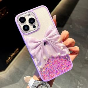 Couverture mobile nœud-noeud couvre clair brillant <span class=keywords><strong>perle</strong></span> pour <span class=keywords><strong>Vivo</strong></span> Y20 X90 Pro Plus X23 Pro étuis de téléphone portable pour Iphone Tecno - Product Image 5