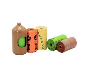 Eco-Friendly Plastic Dog Poop <b>Bags</b> 23x33cm for Small Animals - Product Image 2