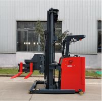 Gerbeur sur piétes 3 directions MIMA MC12, chariot élévateur à fourche avec portée maximale Hauteur de levage de 9 m pour entrepôt à allées très étroites