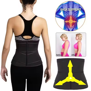 Verstellbarer, strapazierfähiger Polyester-Baumwoll-Trainingsgürtel für Mädchen und Frauen, Taillenformer, Bauchweggürtel, Workout-Schweißband, Sportgürtel - Product Image 3