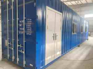 ห้องปฏิบัติการคอนเทนเนอร์ขนส่งสินค้า 40HQ ที่ปรับแต่งได้ ห้องปฏิบัติการ PCR มือถือ ห้องปฏิบัติการทดสอบสําเร็จรูปแบบพกพา - Product Image 4