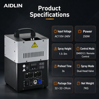 Machine à flamme double tête 250W, jet de flamme réelle avec soupape de sécurité, résistante aux hautes températures pour mariages, clubs, concerts et événements