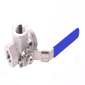 Robinet à bille 3 voies en acier inoxydable 316L, 1000 PSI, haute température, commande manuelle, usage industriel avec support OEM - Product Image 5