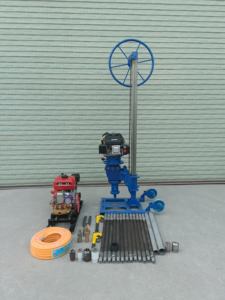 Mini impianto di perforazione portatile per pozzi d'acqua 20 m <span class=keywords><strong>30</strong></span> metri azionato a mano 50M 46mm a 110mm trivellazione con nucleo componente del motore - Product Image 6