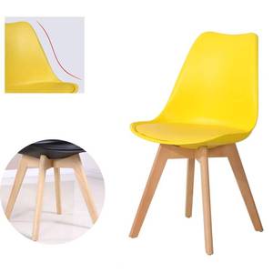 Chaises de salle à manger modernes de luxe avec coussin en plastique, mobilier de café très demandé pour la maison, la cuisine, l'hôtel ou l'appartement - Product Image 3