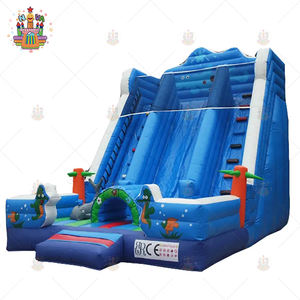 공장 도매 맞춤형 상업용 PVC 트램폴린 트램폴린 공원 및 스포츠 공원에서 대여 야외 풍선 드라이 슬라이드 - Product Image 3