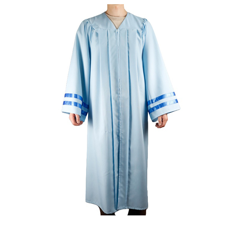 Deluxe Black Matte Master Graduation Gown