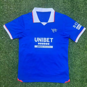 Maglia da calcio Thailandia, maglia da calcio Glasgow Rangers FC, abbigliamento sportivo, abbigliamento da calcio, tuta, completo da uomo, maglia da uomo - Product Image 4