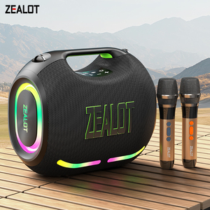 Altavoz Karaoke Portátil Zealot ZE01 de 120W con Luces RGB, Altavoz Bluetooth con Micrófonos <span class=keywords><strong>para</strong></span> Fiestas, Venta al Por Mayor de Fábrica - Product Image 1