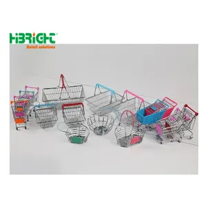Mini carrinho de compras carrinho de brinquedo de metal mini carrinho de compras
