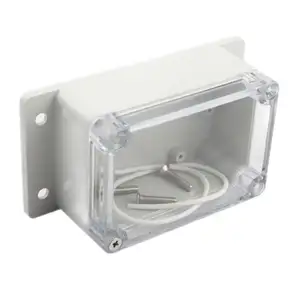 100*68*50mm ABS plastic transparent cover waterproof box IP66 waterproof junction box 4 screws with ears
