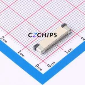 FPC-0.5AS-25PWCR-H20 FFC/FPC Connector SMD,P=0.5mm,Horizontal Mount Connector Drawer Type Top Contact 25P 0.5mm - Product Image 2