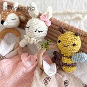 Juego <span class=keywords><strong>de</strong></span> Sonajero <span class=keywords><strong>de</strong></span> Renos <span class=keywords><strong>de</strong></span> Ganchillo y Manta <span class=keywords><strong>de</strong></span> Seguridad - Juguete Sensorial para Bebés, Regalo <span class=keywords><strong>de</strong></span> Navidad Hecho <span class=keywords><strong>a</strong></span> Mano para Recién Nacidos <span class=keywords><strong>de</strong></span> 0 <span class=keywords><strong>a</strong></span> 12 Meses - Product Image 4