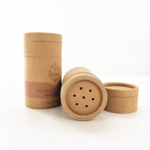 Giấy Kraft Ống Muối Gia Vị Và Thảo Mộc Bao Bì Bột Lỏng Ống Giấy <span class=keywords><strong>Container</strong></span> Với Shaker Sifter - Product Image 3