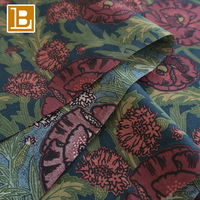 Tissu en popeline 100% coton BILU à imprimé floral doux Maud's Posy 80S pour vêtements