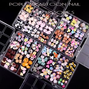 Manicure 12 Girdrs Bow Cartoon <strong>Nail</strong> Resin Butterfly 3D <strong>Nail</strong> Art Charms Kawaii Design Mixed Accessories For <strong>Nail</strong> Art DIY - Product Image 4