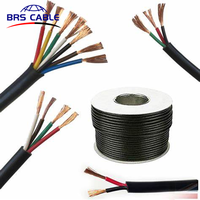 Câbles flexibles en caoutchouc pour alimentation électrique VDE Fil de pompe submersible certifié 300/500V 3x2.5mm2 3x4mm2 Câble BRS en cuivre CE de Shanghai