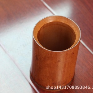 Natural Carbonized Bamboo Tube <b>Tea</b> <b>Set</b> Cylinder Red Color Coffee <b>Tea</b> Tools - Product Image 2