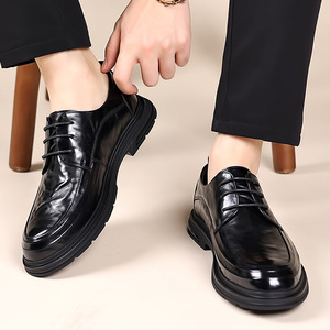 Sandalias de Verano y Otoño para Hombre, con Cordones, Transpirables, de Cuero Vacuno, Antideslizantes e Impermeables, que Aumentan la Estatura, Estilo Casual y de Negocios - Product Image 5