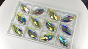 Brillo simile a un Diamante Azul De Cristal, esperjo De Coser Para La Joyeria Personalizacion De Alta Costura - Product Image 6