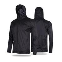 Veste coupe-vent unisexe à capuche, imperméable légère avec empiècements de couleur pour activités de plein air, vente en gros