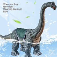 KIDSCOLOR Triceratops, Juguete de Dinosaurio con Sonido y Luz para Niños de 4 a 6 Años, Eléctrico, para Caminar, Sentarse y Deslizarse