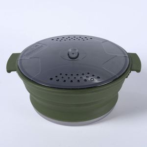 Food-grade Silicone Foldable Compact <b>Kettle</b>-portable for <b>Camping</b> and Outdoor Use, Suitable for Open Flames - Product Image 2