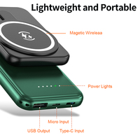Cargador Portátil Mini de Bolsillo al por Mayor de Fábrica, Batería Externa de 5000 mAh con Salida USB, Cargador de Teléfono, Banco de Energía Inalámbrico