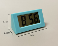 Mini horloge de bureau, horloge électronique silencieuse de bureau, mignonne et compacte, horloge électronique pour étudiants, décoration simple