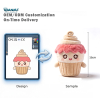 Jouets en peluche gâteau mignon, poupée en peluche gâteau sucré Kawaii, adorable jouet en peluche doux, cadeau d'anniversaire créatif pour enfants