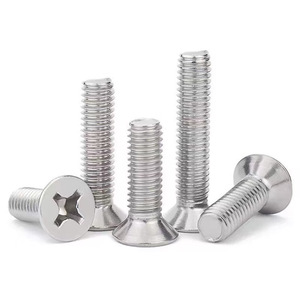 Tornillos autorroscantes de cabeza avellanada con ranura cruzada de acero inoxidable 304 al por mayor, Clase 8 ASNI, Modelo 5/<span class=keywords><strong>16</strong></span> KM, Medida en pulgadas - Product Image 1