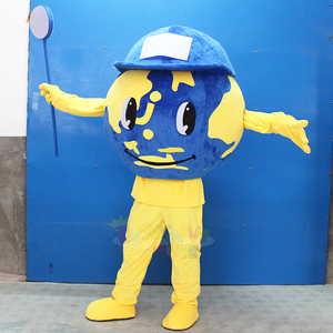 Personalizzato professionale la terra mascotte costumi per adulti cartoni animati pelliccia peluche Costume Costume personaggio in vendita - Product Image 2