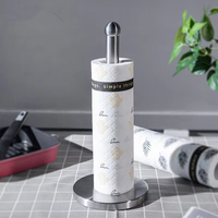 Porte-rouleau de papier toilette debout YOTO support de papier de stockage de tissu vertical pour Table à manger cuisine salle de bain Table de cuisine