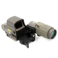 Lunette holographique de haute qualité 558 Red Dot avec grossisseur G33 3X, combo FDE d'usine, marquages Mil Spec, modèle laser