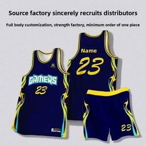 Nueva Camiseta de Baloncesto de Poliéster Personalizada para Hombre y Mujer, Uniforme de Equipo con Impresión Digital, Impresión de Números Gratis para Deportes - Product Image 3